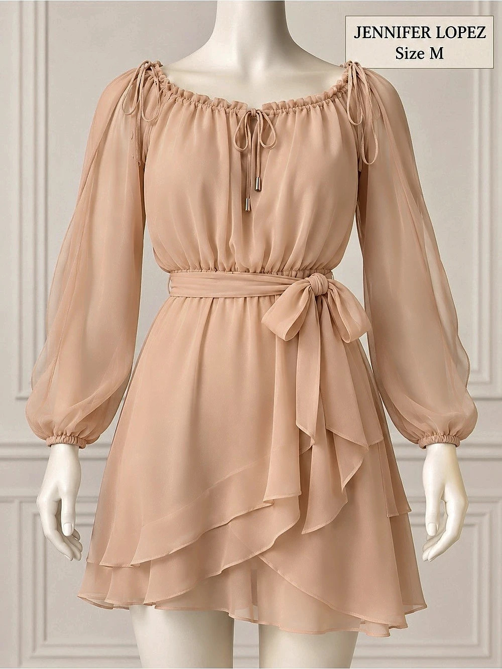 Jennifer Lopez Mini Dress in Pink Size Medium Like New